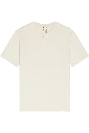 TOPO Dirt henley en color blanco talla L en - White. Talla L (también en M, S).