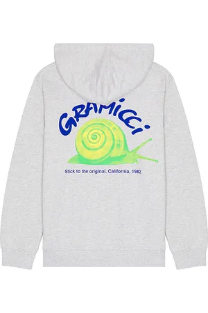 Gramicci Snail hooded swatshirt en color gris claro talla L en - Light Grey. Talla L (también en M, S, XL/1X).