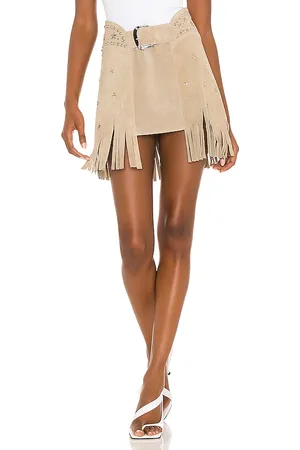 Understated Leather Falda paris texas en color beige talla L en - Beige. Talla L (también en M, S, XS).