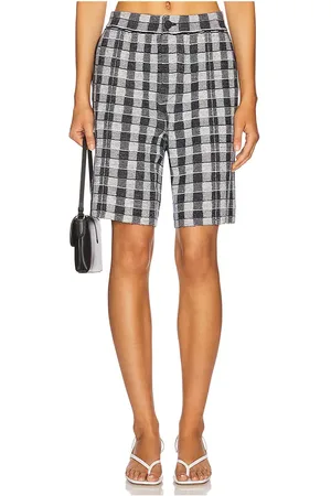 Guest In Residence Guest en residence gingham bermuda short en color negro talla L en - Black. Talla L (también en M, S, XS).