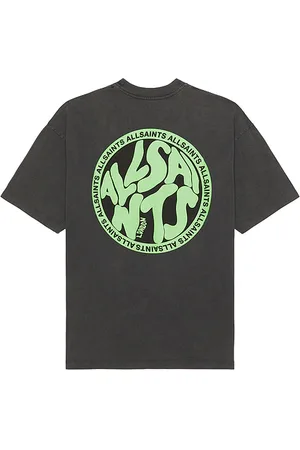 AllSaints Camiseta distortion en color negro talla L en - Black. Talla L (también en M, S, XL/1X).
