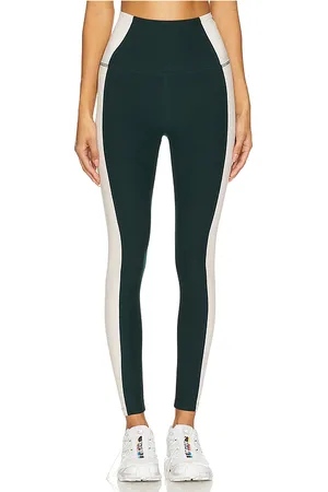 Beyond Yoga Spacedye vitality colorblock high waisted midi legging en color verde talla S en - Green. Talla S