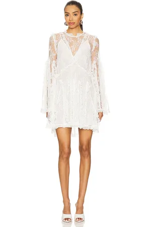 AKNVAS Vestido encaje dorian en color talla M en - White. Talla M (también en S).