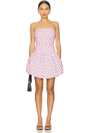 Steve Madden Minivestido sin tirantes gigi en color rosado talla L en - Pink. Talla L (también en M, S, XL, XS).