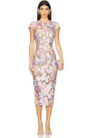 Bronx and Banco Cap sleeve mini vestido jasmine en color lavanda talla M en - Lavender. Talla M (también en XS).