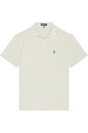 Quiet Golf Polo de manga corta teo en color ivory talla L en - Ivory. Talla L (también en M, S, XL/1X, XXL/2X).