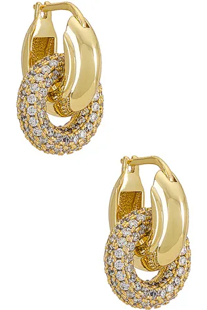 Luv AJ Pendiente en color oro metálico talla all en - Metallic Gold. Talla all.
