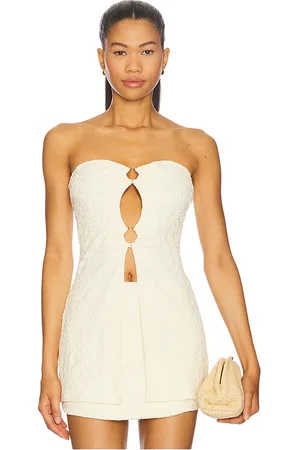 DEVON WINDSOR Joy top en color crema talla L en - Cream. Talla L (también en M, S, XL, XS).