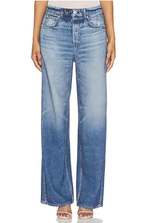 RAG&BONE Pantalón pierna ancha en color denim-medium talla M en - Denim-Medium. Talla M (también en XS).
