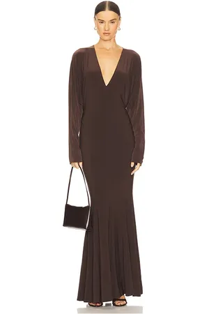 Norma Kamali Vestido manga larga dolman en color talla L en - . Talla L (también en M, S, XL, XS, XXS).