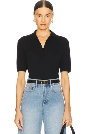 Vince Polo de manga corta en color talla L en - Black. Talla L (también en M, S, XL, XS).