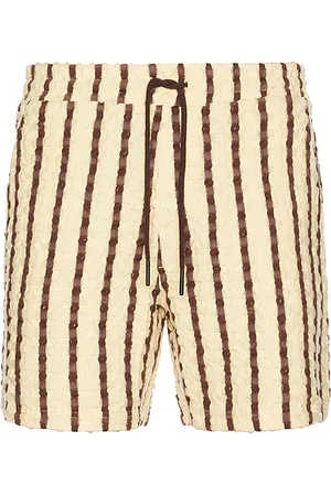 Oas Tartufo porto waffle shorts en color crema talla L en - Cream. Talla L (también en M, S, XL/1X).