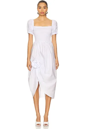 Sleeper Vestido brigitte en color talla L en - White. Talla L (también en M, S, XL, XS).