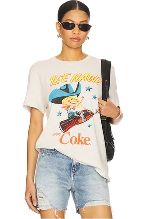 Junk Food Camiseta yee haw! en color taupe talla L en - Taupe. Talla L (también en M, S, XL, XS).