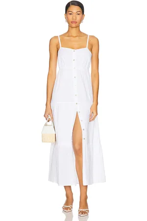 Sanctuary Vestido escalonado de picot en color talla L en - White. Talla L (también en M, S, XL, XS).