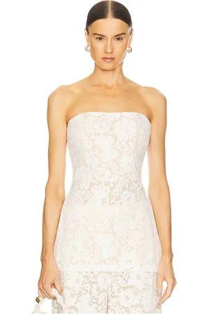 SANS FAFF Top encaje poppy en color talla L en - White. Talla L (también en M, S, XS).