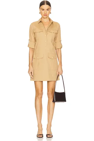 VERONICA BEARD Vestido saude en color bronce talla 0 en - Tan. Talla 0 (también en 00, 10, 2, 4, 6, 8).