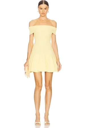Retrofete Vestido punto erica en color amarillo talla L en - Yellow. Talla L (también en M, S, XL, XS, XXL).