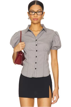 Lioness Mon cheri blouse en color gris talla L en - Grey. Talla L (también en M, S, XS).