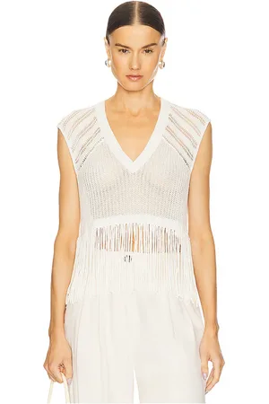 IRO Polly top en color talla L en - White. Talla L (también en M, S, XS).