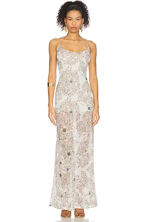 SIEDRES Vestido nensi en color blanco talla L en - White. Talla L (también en M, S, XS, XXS).