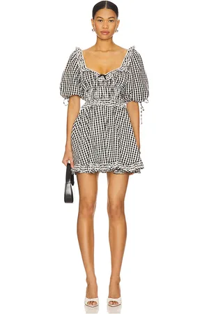 For Love & Lemons Minivestido jackson en color talla L en - Black. Talla L (también en M, S, XS).