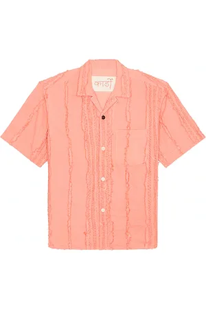 Kardo Camisa ronen en color rosado talla L en - Pink. Talla L (también en M, S, XL/1X).