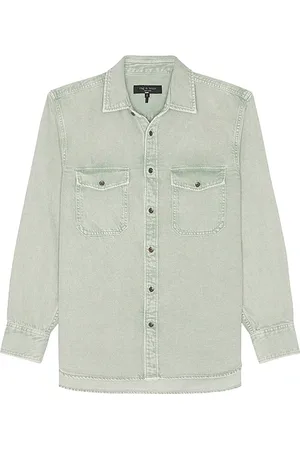 RAG&BONE Camisa en color gris talla L en - Grey. Talla L (también en M, S, XL/1X).
