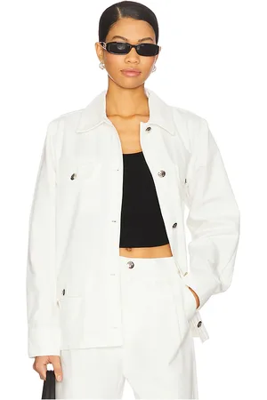 ANINE BING Chaqueta corey en color blanco talla L en - White. Talla L (también en M, S, XS).