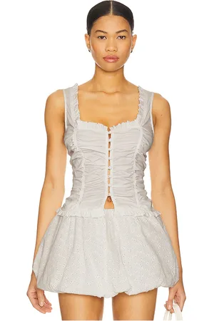 MORE TO COME Stefie top en color talla L en - White. Talla L (también en M, S, XL, XS, XXS).