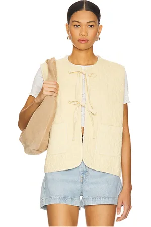seventy + mochi Chaleco aria en color amarillo limon talla L en - Lemon. Talla L (también en M, S, XL, XS, XXS).
