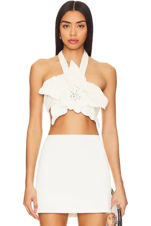 PATBO Flower applique halter top en color talla 10 en - . Talla 10 (también en 8).