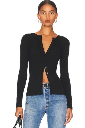 superdown Sasha button top en color talla M en - Black. Talla M (también en S, XS, XXS).