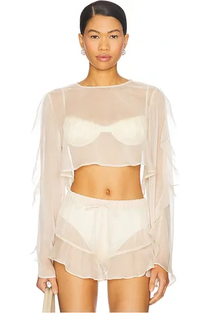 Shani Camisa thoma en color crema talla M en - Cream. Talla M (también en S, XS).