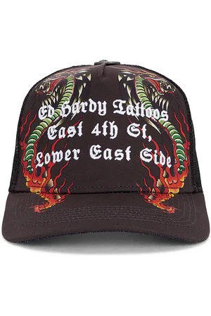 ED HARDY Sombrero cobra frame en color negro talla all en - Black. Talla all.
