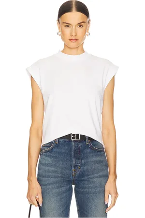 ANINE BING Camiseta caspen en color talla L en - White. Talla L (también en M, S, XS).