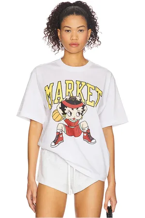 MARKET Camiseta betty en color talla L en - White. Talla L (también en M, S, XL/1X).