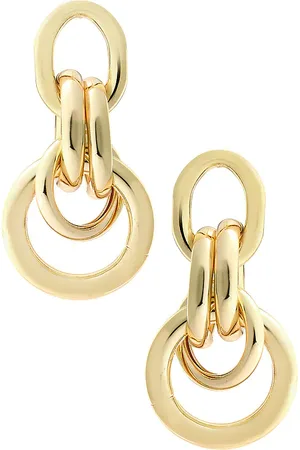 Brinker & Eliza Pendientes collins en color oro metálico talla all en - Metallic Gold. Talla all.