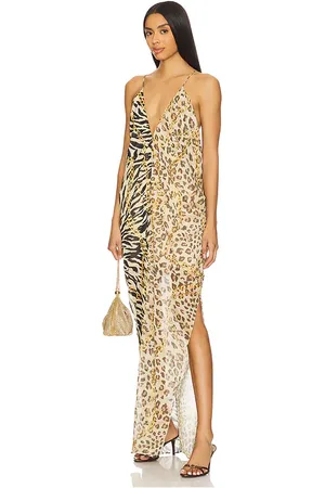 RONNY KOBO Maxivestido zella en color marrón talla L en - Brown. Talla L (también en M, S, XS).