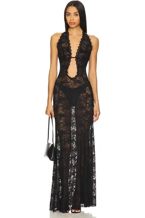 superdown Vestido meelinah en color talla L en - Black. Talla L (también en M, S, XL, XS, XXS).