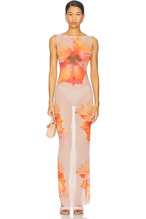 GOOD AMERICAN Vestido en color neutral,orange talla 1X en - Neutral,Orange. Talla 1X (también en L, M, S, XS)