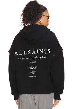 AllSaints Sudadera aroma amphia en color talla L en - Black. Talla L (también en M, S, XS).