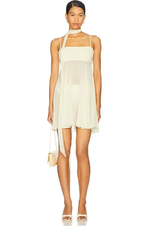 SER.O.YA Minivestido sahar en color amarillo limon talla L en - Lemon. Talla L (también en M, S, XL, XS).