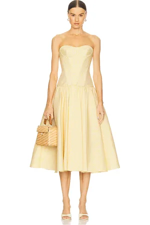 ALEXIS Vestido summers en color amarillo talla L en - Yellow. Talla L (también en S, XS).