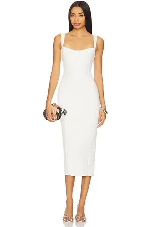 GOOD AMERICAN Vestido scuba crystal sweetheart en color blanco talla XL/1X en - White. Talla XL/1X (también en XXL/2X, XX