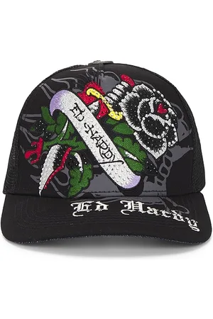 ED HARDY Sombrero black rose en color talla all en - Black. Talla all.