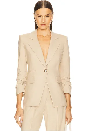 VERONICA BEARD Chaqueta battista dickey en color bronce talla 0 en - Tan. Talla 0 (también en 10, 2, 4, 8).