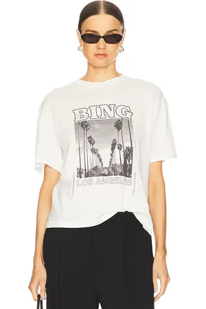 ANINE BING Camiseta louis bing tour en color blanco talla L en - White. Talla L (también en M, S, XS).