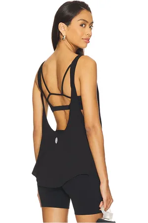 Free People Top sin mangas x fp movement batter up en color negro talla L en - Black. Talla L (también en M, S, XL, XS).