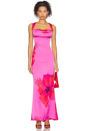 GOOD AMERICAN Maxivestido en color rosado talla M en - Pink. Talla M (también en XXXL).